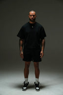 FATE HEAVYWEIGHT FLEECE SHORT - BLACK