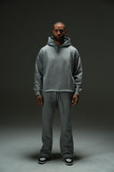 FATE HEAVYWEIGHT FLEECE CARPENTER SWEATPANTS - HEATHER GREY - ANANKE