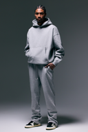 FATE HEAVYWEIGHT FLEECE HOODIE - HEATHER GREY - ANANKE