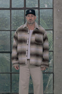 ARES BRUSHED MOHAIR FLANNEL SHACKET