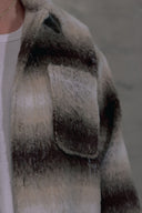 ARES BRUSHED MOHAIR FLANNEL SHACKET