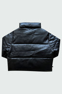 LEGEND PLISSE PUFFER JACKET - BLACK