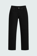 STRAIGHT LEG KNIT JEAN - BLACK