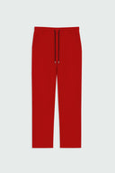 FATE HEAVYWEIGHT FLEECE STRAIGHT LEG SWEATPANTS - RED