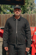 CANVAS WORKHORSE JACKET - BLACK