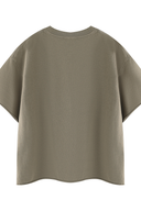 ANANKE Raw Edge Boxy Tee | 280gsm Washed Cotton Tee