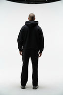 FATE HEAVYWEIGHT FLEECE CARPENTER SWEATPANTS - BLACK