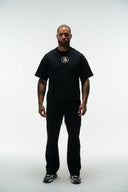 ETERNITY HEAVYWEIGHT CROPPED TEE - BLACK