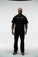 MOTHER OF FATE HEAVYWEIGHT CROPPED TEE - BLACK