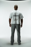 FATE HEAVYWEIGHT FLEECE FLARED SWEATPANTS - HEATHER GREY
