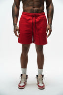 FATE HEAVYWEIGHT FLEECE SHORT - RED