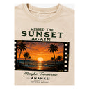ANANKE Missed the Sunset Vintage Wash Tee