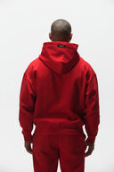 FATE HEAVYWEIGHT FLEECE HOODIE - RED