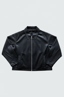 LEGEND PLISSE CHORE JACKET - BLACK