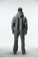 FATE HEAVYWEIGHT FLEECE CARPENTER SWEATPANTS - HEATHER GREY