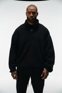 DESTINY POLAR FLEECE ANORAK - BLACK