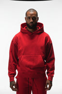 FATE HEAVYWEIGHT FLEECE HOODIE - RED