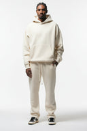 FATE HEAVYWEIGHT FLEECE HOODIE - CREAM
