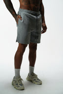 FATE HEAVYWEIGHT FLEECE SHORT - HEATHER GREY