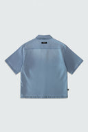 CROPPED CUBAN BUTTON DOWN SHIRTS in M - Lifestyle Shot - ANANKE