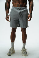 FATE HEAVYWEIGHT FLEECE SHORT - HEATHER GREY