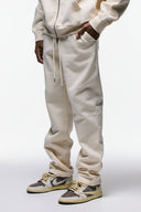 FATE HEAVYWEIGHT FLEECE STRAIGHT LEG SWEATPANTS - CREAM