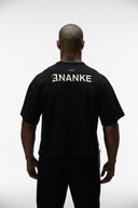 ETERNITY HEAVYWEIGHT CROPPED TEE - BLACK