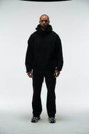 DESTINY POLAR FLEECE HOODIE - BLACK