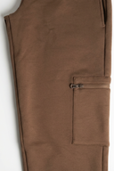 Foundation Straight Leg Sweatpants in CAFE MOCHA - Lifestyle Shot - ANANKE