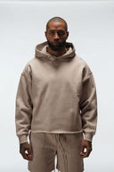 FATE HEAVYWEIGHT FLEECE CROPPED RAW HEM HOODIES