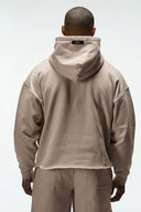 FATE HEAVYWEIGHT FLEECE CROPPED RAW HEM HOODIES