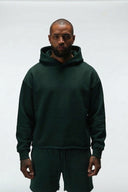 FATE HEAVYWEIGHT FLEECE CROPPED RAW HEM HOODIES